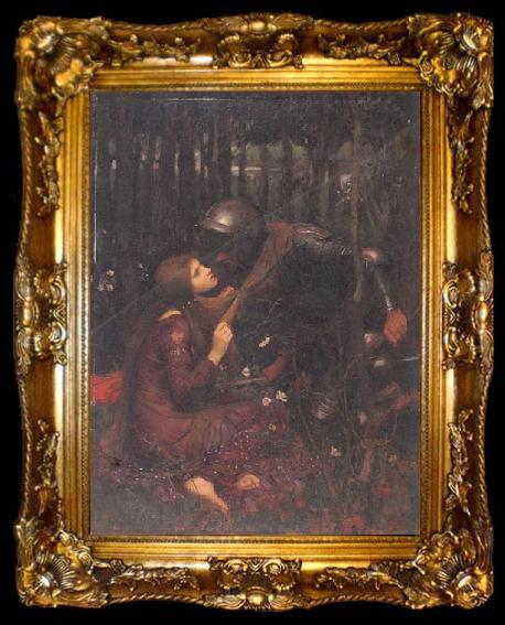 framed  John William Waterhouse La Belle Dame sans Merci, ta009-2